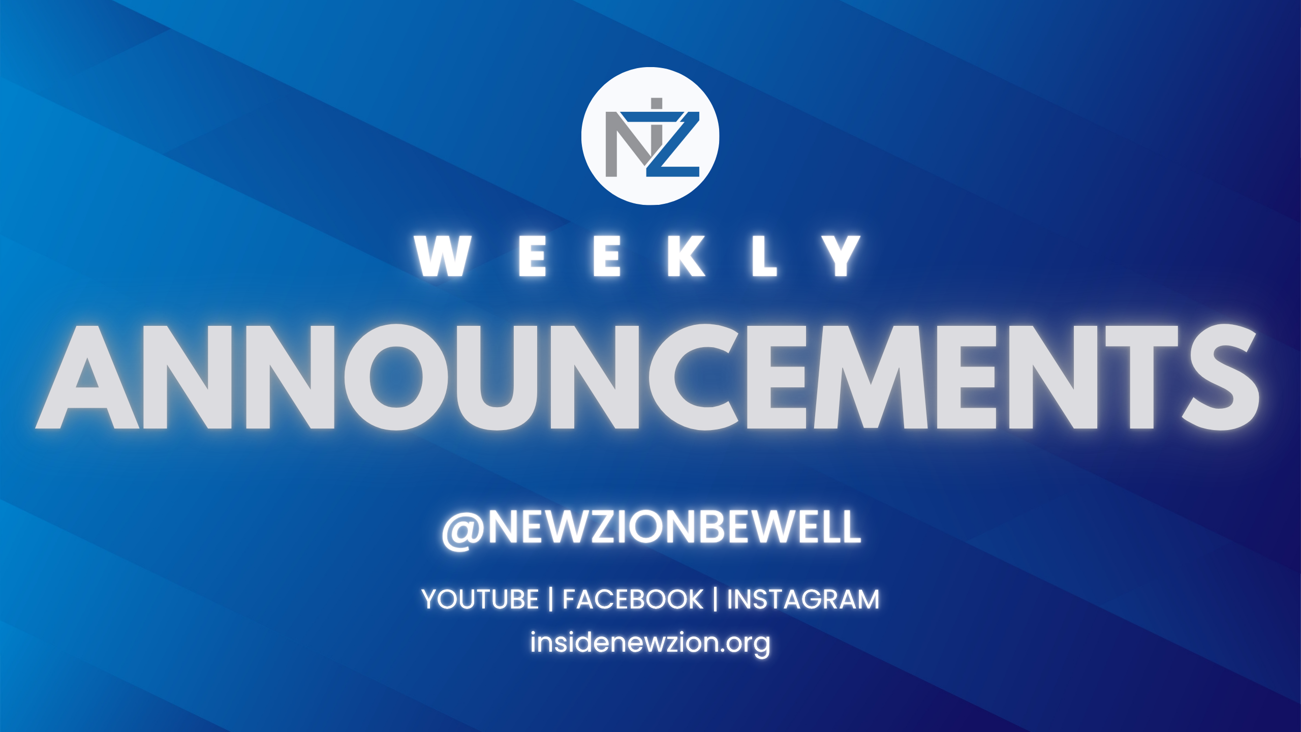 Announcements 06.29.2025